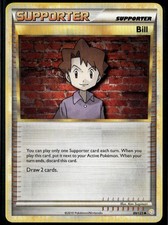 Bill 89/123 Uncommon HeartGold & SoulSilver LP Pokemon Card on eBay