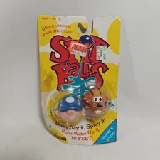 Vintage 1988 LJN Toys Spit Balls - Jack O Spitz & Lock Jaw SEALED w/ Card Wear