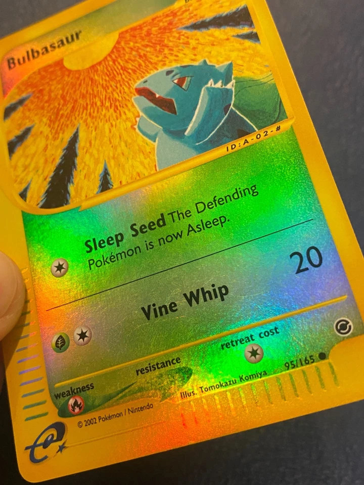 Bulbasaur 95/165 Reverse Holo - Expedition (2002) E-Reader E-Series NM - Image 3 of 4