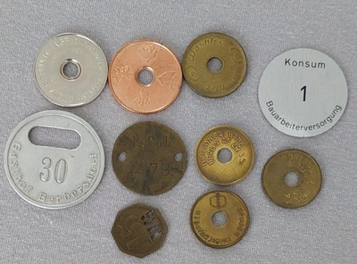 Münzen Automatengeld Jeton Wertmarken Konvolut - Bild 1 von 4