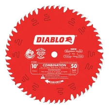 DIABLO D1050X Circular Saw Blade,10 in Blade,50 Teeth 52XF75