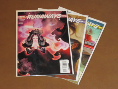 RUNAWAYS #19 - 21 VF COMPLETE SET ''DEAD MEANS DEAD'' BRIAN K. VAUGHAN MOLLY NICO