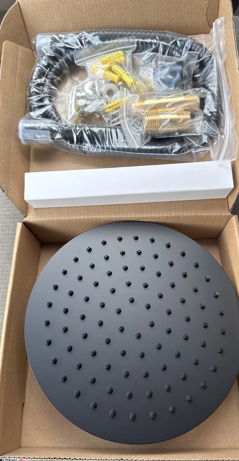 Vigo VG08016MB Gardenia Retrofit Shower Head & Hand Shower ONLY Matte Black