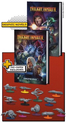 TWILIGHT IMPERIUM CORRUPTED SPACE/FIRMAMENT + Miniature Extras CMON COMICS VOL 2