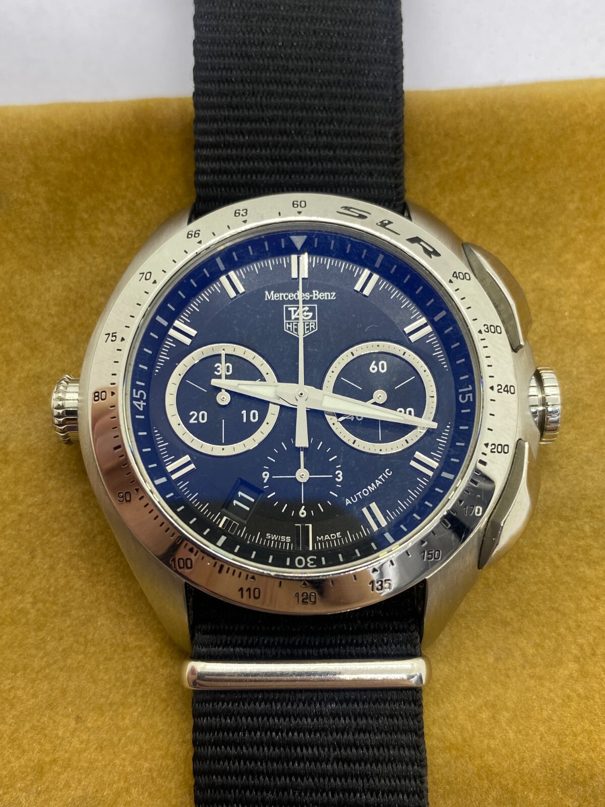 Very rare limited edition TAG Heuer Mercedes Benz SLR chronograph