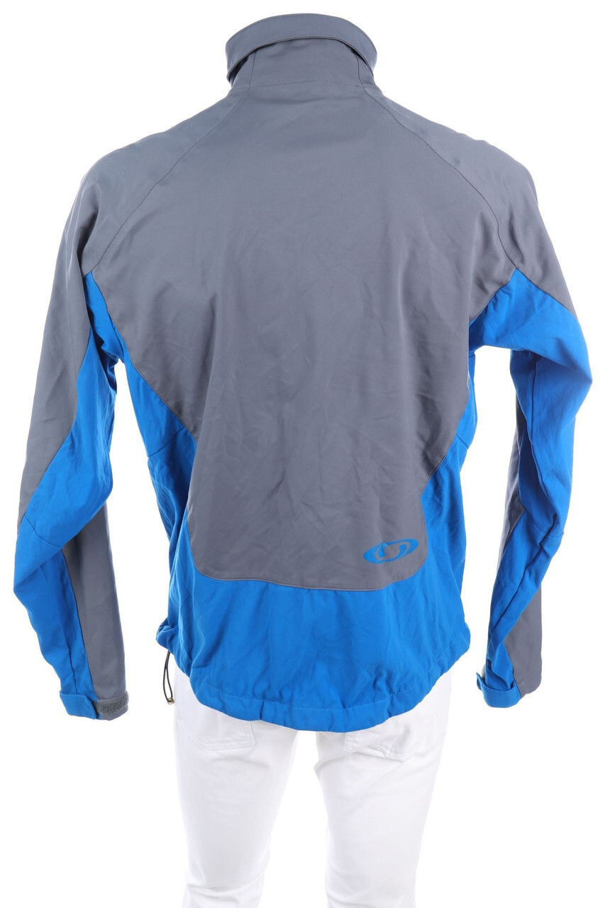 Giacca Salomon Logo Stampa L Grigio Blu