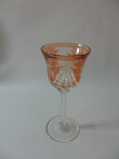 Lead crystal wine Romans wine glass around 1950 collectable wine glass verre à vin 