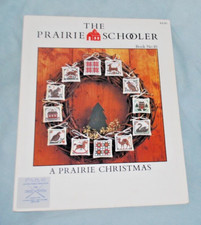 A PRAIRIE CHRISTMAS The Prairie Schooler Cross Stitch Pattern Book 10 FREE SHIP