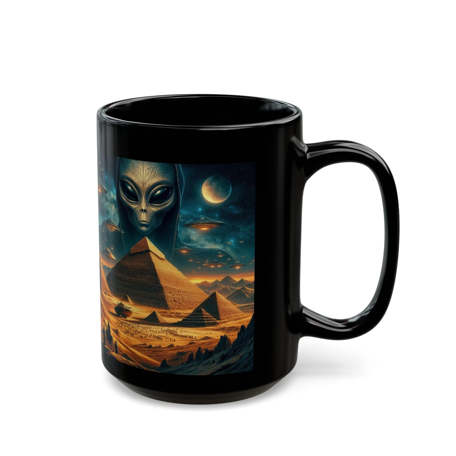 Alien Enigma Egypt Expedition Mug