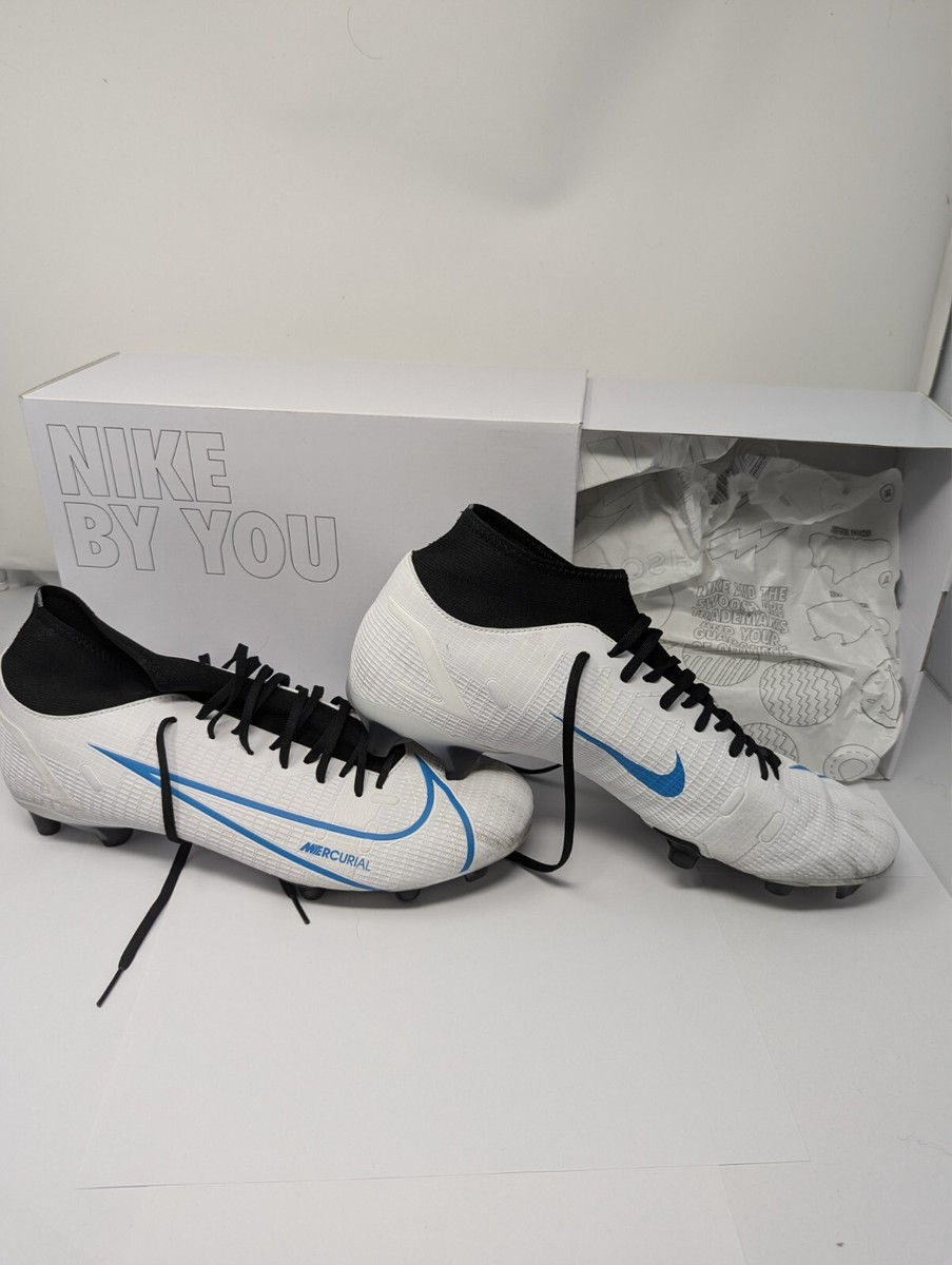 2021 Nike Mercurial Superfly 8 Academy iD White Cleats SZ US 