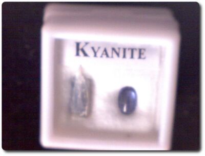Cyanite + Crystal Of CYANITE Myanmar