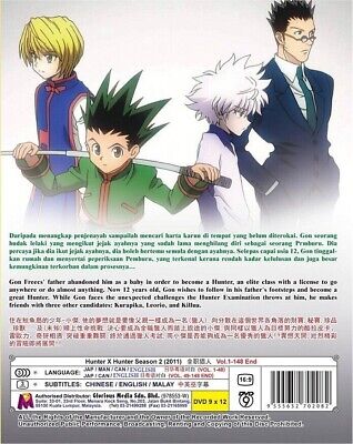 Dvd Hunter X Hunter 2011 Remake Série Completa + Filmes