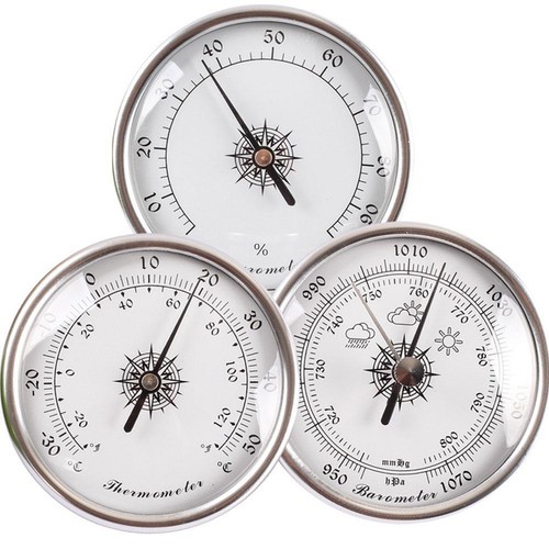 3 in 1 Wall Mounted Barometer Thermometer Hygrometer Weather Station Hangi D0P1