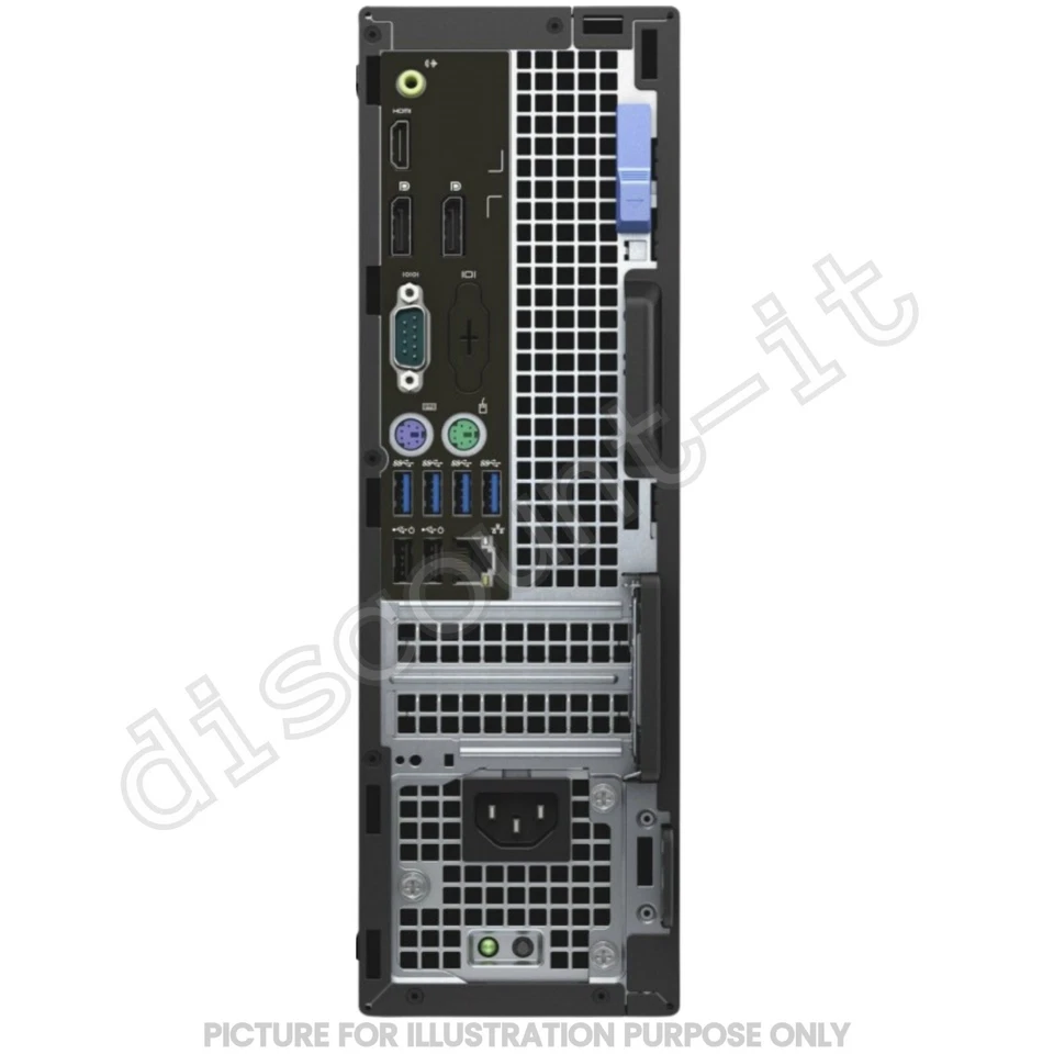 Dell OptiPlex 7040 SFF Core i7-6700 6th Gen 64GB RAM 2TB SSD Wi-Fi Enabled PC - Image 3 of 4