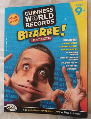 "Guinness World Records Bizarre Fun Facts & Activities" Carson-Dellosa Paperback - Bild 1 von 3