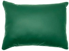Authentic Leather Green Lumbar Pillow Cover Only Or With Cushion Couch Decor
