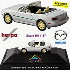 Mazda MX5 Roadster Corso Type NA 1. Generation 1989-98 White White 1:87 Herpa PC