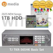 TJ Taijin Media TKR-365HK Home Karaoke Machine System + Keyboard Remote Control=