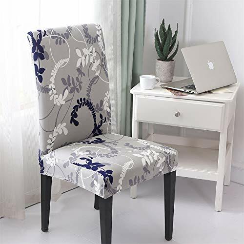 Copertura della sedia da pranzo 4pcs Spandex Dining Chair Covers lavabile (Y3B)