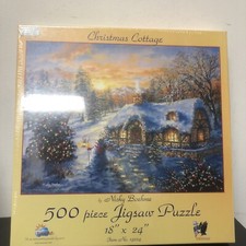 Christmas Cottage 500 pc Jigsaw Puzzle -Christmas Theme- by SunsOut