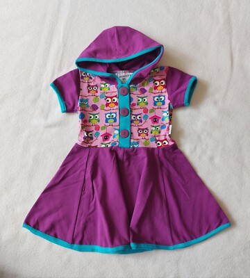 Kaputzenkleid Gr. 80 NEU!    Babauba Hoots Eulen