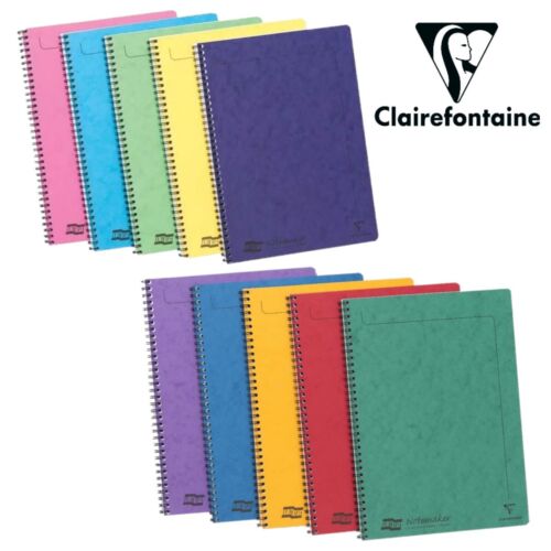 Clairefontaine Europa Notemaker A4 Spiralés Ruled Notebook 120 Pages Tout Neuf - Afbeelding 1 van 13