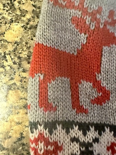 Hotel Doggy Fair Isle Sweater w/ Pom-pom Size XS. $39 Retail. Slightly Used - Picture 7 of 8