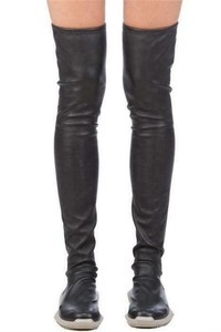 rick owens thigh high sneakers
