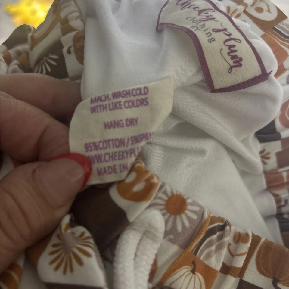 Pantalón Corto Cheeky Ciruela Otoño/Acción de Gracias Niña Talla 7 Foto 4 de 4