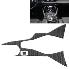 Real Carbon Fiber Interior Shift Knob Panel Trim Cover Fits 16-24 Camaro