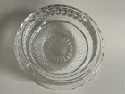 Vintage Large Waterford Crystal CIGAR Ashtray Heavy Glass Diamond Cut Pattern