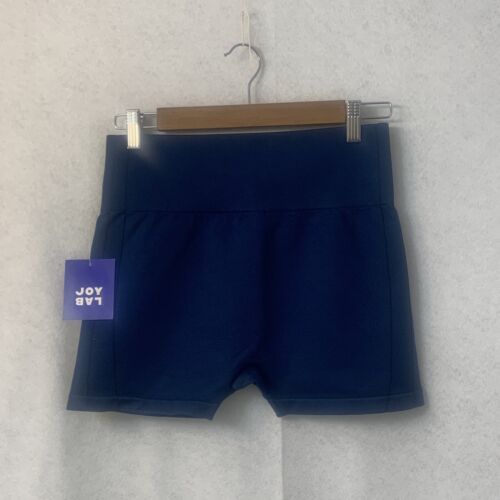 Women's High-Rise Seamless Bike Shorts 2.5" - JoyLab™ Color Blue -- Size L - Picture 1 of 3