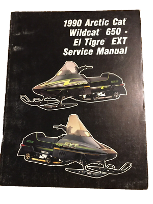 1990 Arctic Cat El Tigre EXT Wildcat 650 OEM Snowmobile Repair
