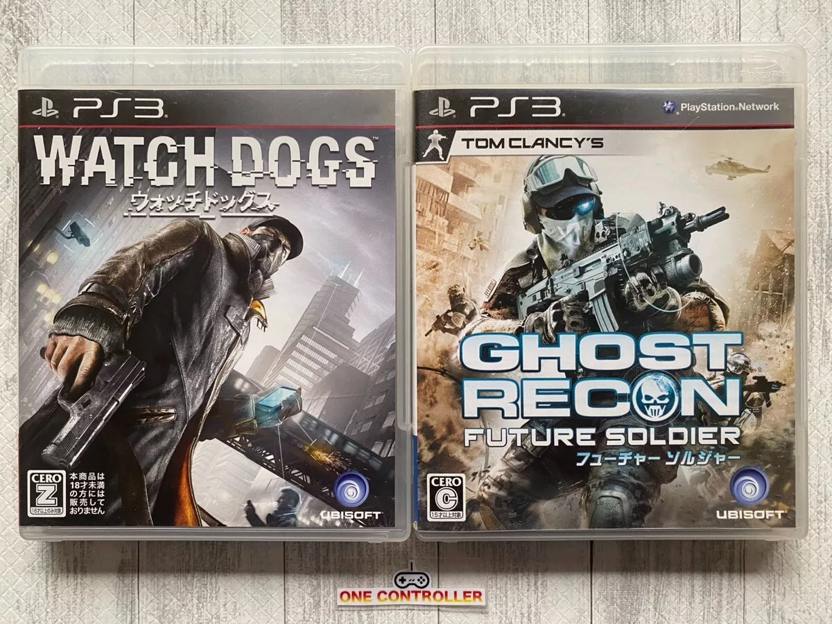 SONY PlayStation 3 PS3 Watch Dogs & Ghost Recon Future Soldier set from  Japan