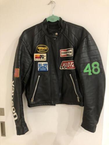 Vanson Leather Riders Jacket Size 38 Made in USA