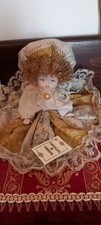 Bellissima bambola porcellana da collezione certificato di garanzia Capodimonte 