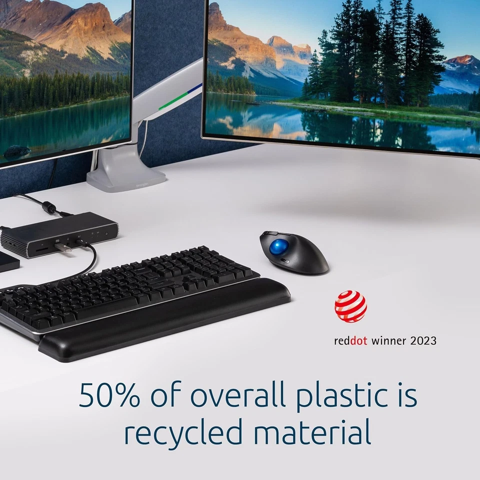 Kensington Pro Fit Ergo TB450 Bluetooth 2.4GHz with Dual Wireless Capability, Up - Image 2 of 4