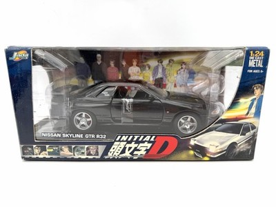 ミニカー Jada TOYS INITIAL D NISSAN SKYLINE R32 Diecast Metal Initial D Nissan Skyline GTR R32 Jada 1:24 New