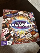 The Best of TV & Movies Trivia Board Game 2-6 Players By Spin Master New Sealed