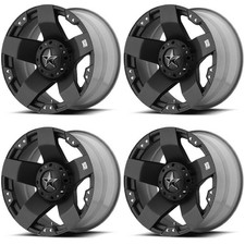 Set 4 Xd Xd775 Rockstar 18x9 5x5 5x5.5 Matte Black Wheels 18 0mm Rims
