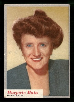 1953 Topps Who-Z-At Star? (R710-4) #25 Marjorie Main
