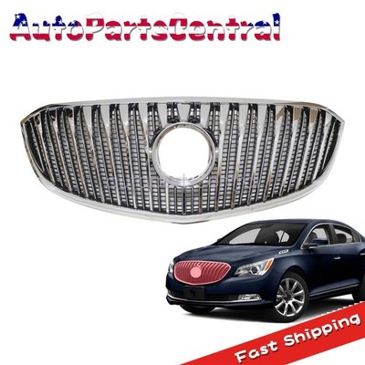 Front Bumper Upper Grille Chrome Mesh For 2014-2016 Buick LaCrosse 90766426