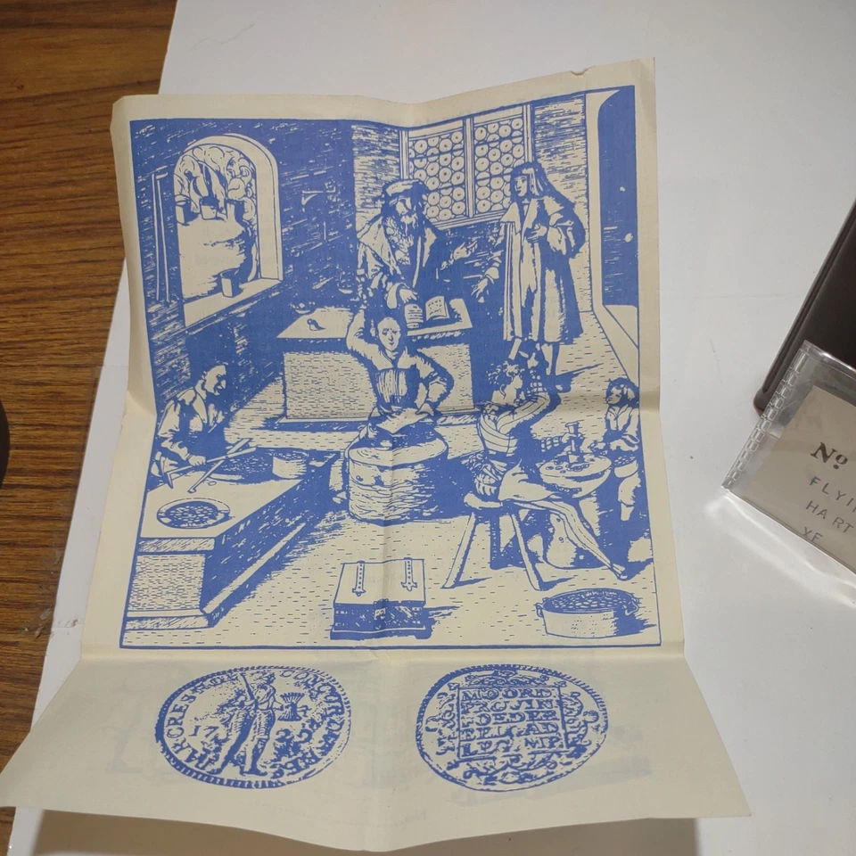 1735 Dutch East Indiaman Vliegenthart Shipwreck Spanish Cob w/ Blanchard Holder - Image 2 of 4