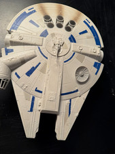 Star Wars Millennium Falcon Spaceship Replica Toy - Gray with Blue Markings
