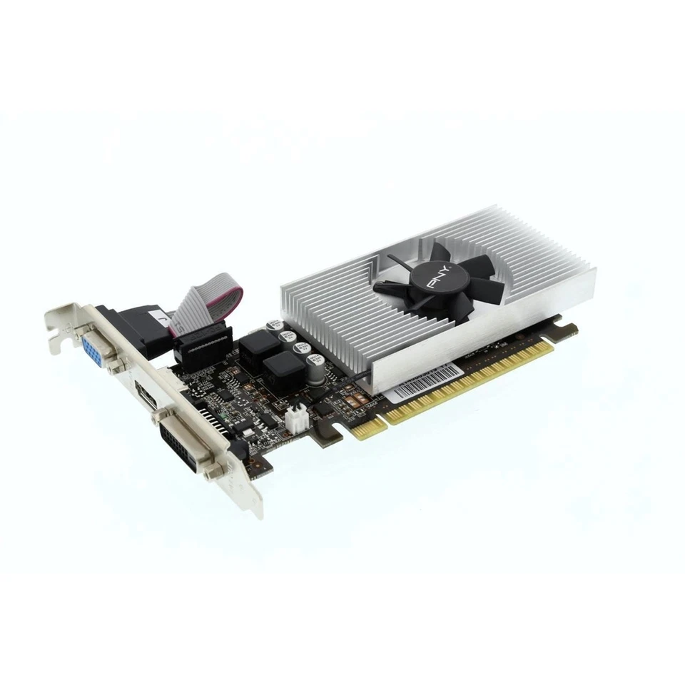 PNY GeForce GT 730 1GB GDDR5 PCI Express 2.0 x16 Low Profile Ready Graphics Card - Image 2 of 4
