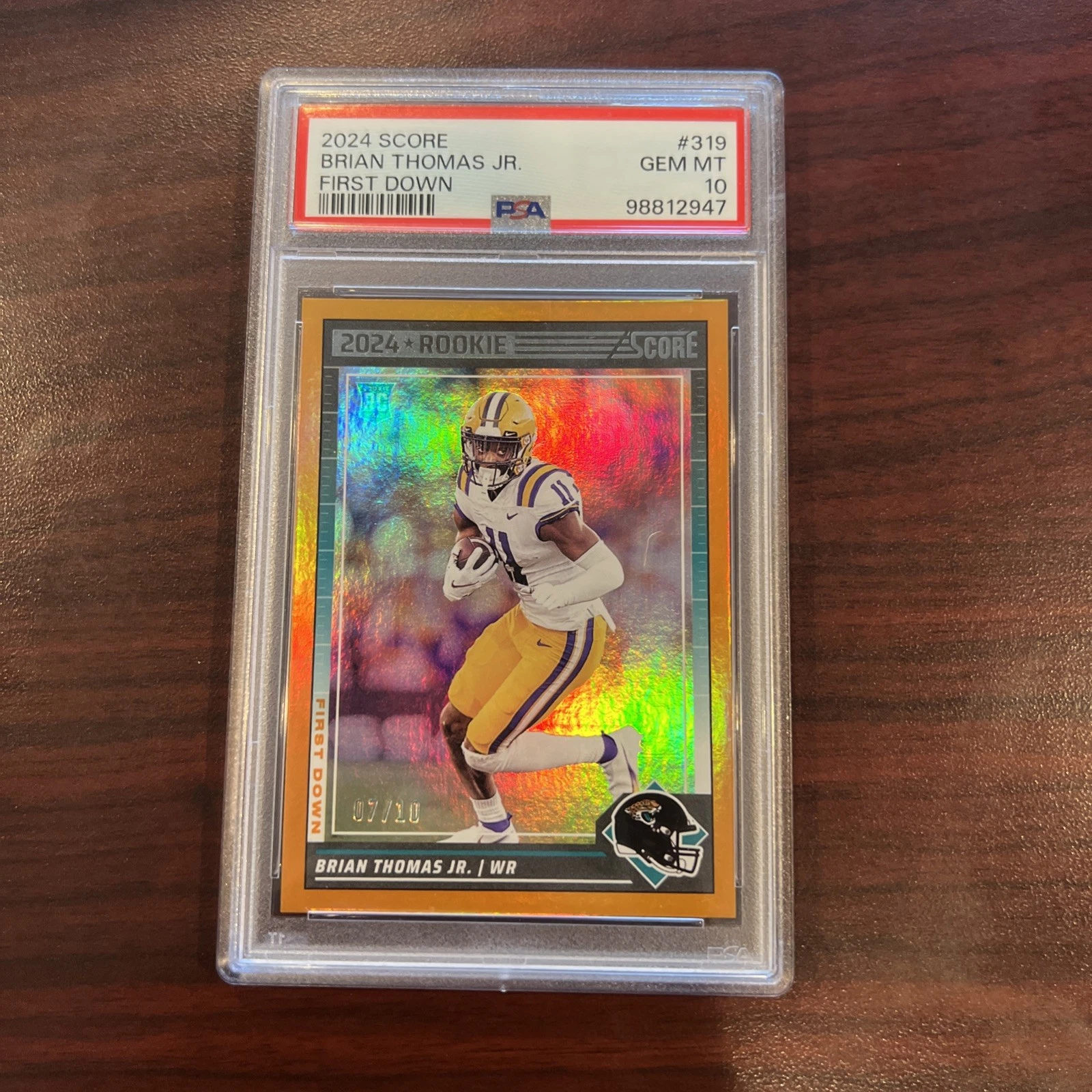 Brian Thomas Panini Score #319 First Down