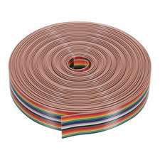1 Pcs 16 Pin Flat Ribbon Cable 30 Ft 1.27mm Pitch Breadboard Jumper Wires