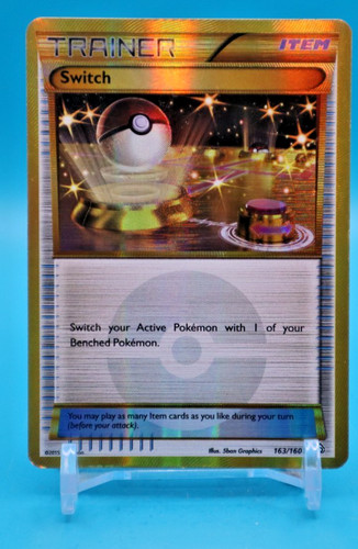 Pokemon TCG Primal Clash Switch 163/160 Trainer Card MP