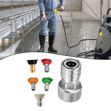 Outil de Lavage Voiture Nettoyeur Tuyau Cinq Têtes de Buse Flexible Pression d'