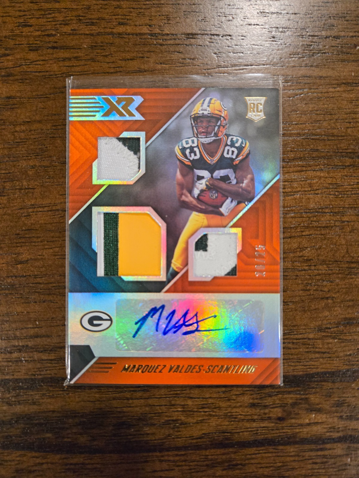 Marquez Valdes-Scantling Panini XR #200 Autograph